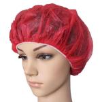 Protective Nonwoven PP Disposable Round Bouffant Cap 21" 24" for Hair Cover