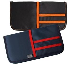 China Custom Travel Ticket Wallet , 600D Polyester Passport Travel Document Holder factory