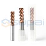 High Hardness Square End Mill For Carbon Steel / Alloy Steel / Cast Iron