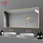 Popular Design Gold Silver Framed Wall Vanity Small Metal Sticker Bathroom Frame