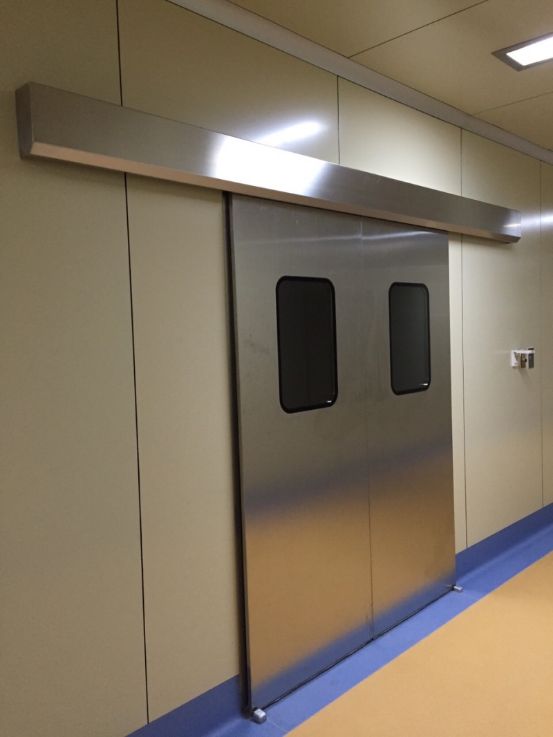 Automatic High Speed Cleanroom Door Polymer Air Tight Sliding Door