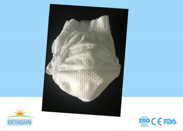 Nonwoven Baby Pull Up Pants Breathable Clothlike Sheet Specially Double Leg Cuff
