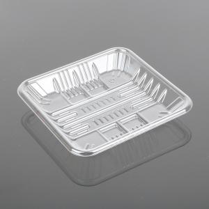 China OEM ODM Square Disposable 14*14*2cm Plastic Meat Packaging factory