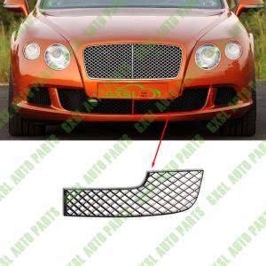 China Left Black Front Bumper Mesh Inner Grille For Bentley Continental Gt 6.0 2012-2015 OEM 3W3807681B 3W3807681F factory