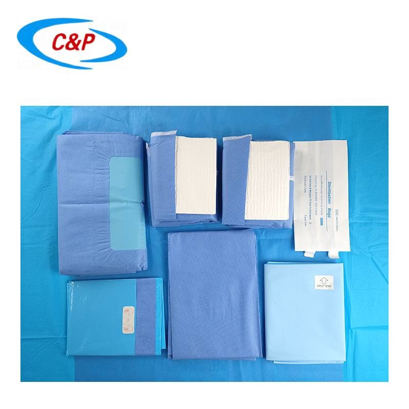 Disposable Sterile Surgical Drapes Nonwoven Blue Extremity Pack Manufacturer From China