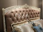 Wooden Frame Bedroom Furniture Luxury Italian Bed