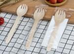 Recyclable Wooden Disposable Cutlery Set Eco Friendly Utensils 160mm