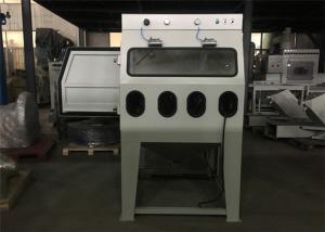 China Mixed Water Wet Abrasive Blasting Cabinet , Recycle Common Sandblast Cabinet factory