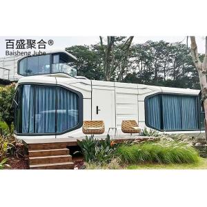 China Special Shipment Prefabricated Space Capsule House for Eco-Friendly Camping Resort factory
