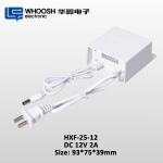 CCTV 25W AC DC Power Supply Outdoor Rainproof IP45 12V 2A Power Supply