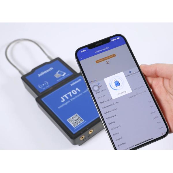 Real Time Container Tracking GPS Lock IP67 Dual SIM Theft Prevention For Truck