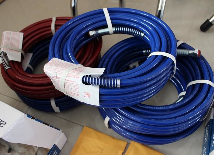 Pvc High Pressure Spray Hose 15M 1/4 Inch Dia Airless Paint Hose