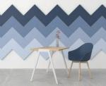 Indoor Polyester Fiber Acoustic Board Wall Ceiling Decorative Art