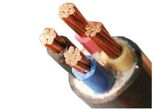 China Four Core Copper Conductor PVC Insulated Cables , 1kV Low Voltage Power Cable factory