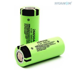 China 3.7V Lithium Lifepo4 Battery Cells 5000mAh 26650 Cylindrical Shape 800 Times Cycle factory