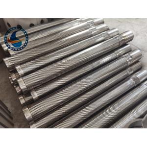 SS304 Rod Based Continuous Slot Wedge Wire Screen Pipe