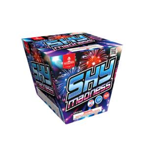 China 350g Sky Madness Consumer Cake Fireworks 15 Shots Salute Customized factory