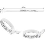 Jewelry Accessories Tools Plastic Ring Sizer US 1-17