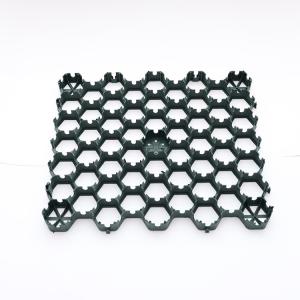 China 4 Quantity per Square Meter Strengthen Soil HDPE Plastic Grass Paver Interlock Lawn Grid factory