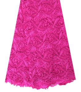 China F50266 51&quot;-52&quot; african cord lace for wedding dress factory