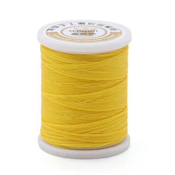 Flat Waxed Sewing Thread For Leather Stitching 0.8mm 50 meters Wax Thread