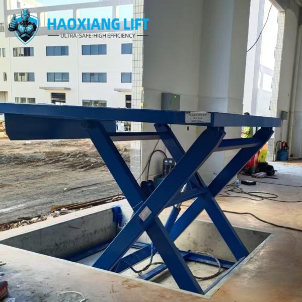 Fixed Scissor Lifting Platform - Large Custom Platform + Space-Saving - Higher