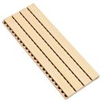 18mm Thickness Wooden Sound Absorption Wall Panel Black Felt Back Finish