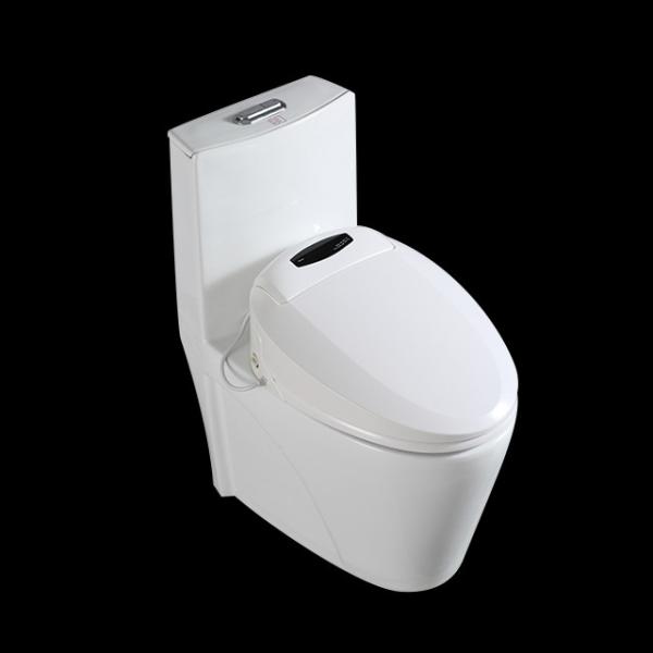 Left Handed Control Panel Electric Bidet Toilet Seat / Ceramic Toilet Seat 4.7kg