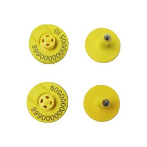 China Livestock Identification Cattle Ear Tags 134.2KHz With Radio-Frequency factory