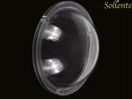 Industrial COB Light LED Lens Cover , High Diaphaneity Plastic Light Covers