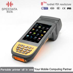 China 1D 2D PDA Thermal Printer Handheld Barcode Printer With Scanner on sale