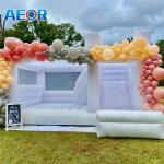 White bounce house commercial balloon bounce house white wedding bouncer jumping