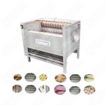 Small Potato Washing And Peeling Machine Egg Plant Cleaner Machine