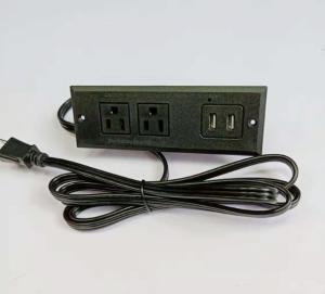 China Multi - Function Bed Furniture USB Charger Socket / Office Desk Sockets factory