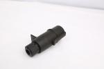 Black Automotive Trailer Connectors / 7 Way Trailer Plug Connector ISO1185