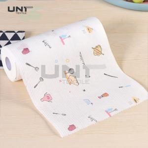 Biodegradable Reusable Spunlace Nonwoven Fabric Bamboo Fiber Towel Cleaning