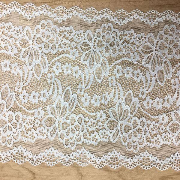 18 cm Underwear Strench Lace Border Eyelash lace edge with ivory black color in