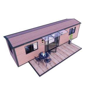 China Galvanized Steel Square Tubes Main Structure and Aluminum Alloy Windows for Luxury Container Houses Used in Villa Hotels factory