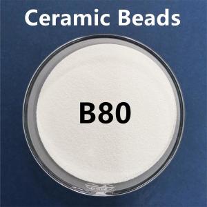 China High Hardness B80 Zirconia Ceramic Bead Blasting For Sandblasting Machine factory