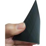 Drop Shaped Flexible Thin Film Solar Panels Pet Laminated 7.5V For Outdoor Light