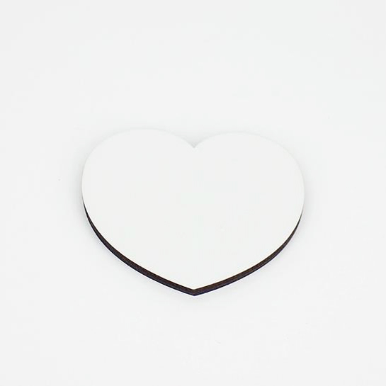dIY Heart Shape MDF Photo Fridge Magnets
