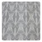 Antique Decorative Eyelash Lace Trim Fabric With Scallop , Floral Lace Trim