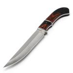 30cm Wooden Handle Machete Black Butcher Long Blade Knife 3Cr13 Stainless Steel