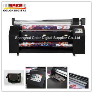 China Advertising Polyster Feather Flag Printing Machine With Two Epson Head factory