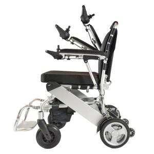 China Outdoor Auto PU Tyre Folding Electric Wheelchair With Brushless Motor 180Wx2 factory
