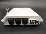 YINGDA Outdoor Wall Mount 1 to 8 PLC Splitter Fiber Optic Box IP65 , 3In 8Out