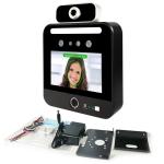 Italy Verifica C19 Face Recognition Temperature Scanner Kiosk Standalone