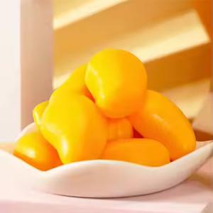 Multi Colored Peelled Mango Soft Jelly Candy Big Size With Fruity Flavor