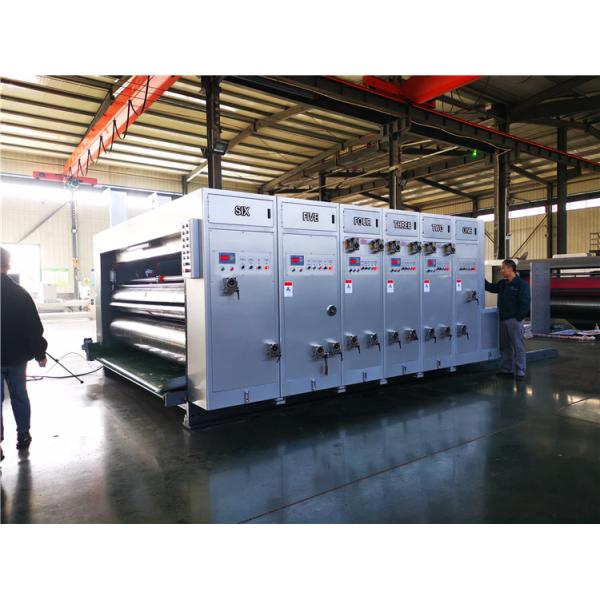 Corrugated Carton Box Printing Rotary Die Cutting Machine Automatic Feeding