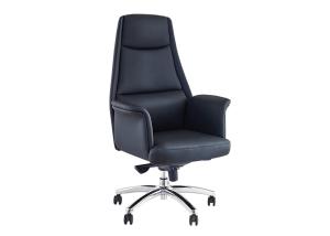 China Rotating High Back Ergonomic 80cm Leather Swivel Office Chair factory